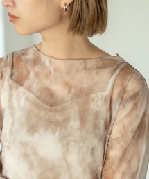Kastane | シアータイダイキャミ付きインナー(Tシャツ/カットソー)