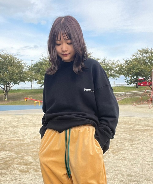 anown（アノン）の「配色スピンドル　ベロアジョガーパンツ【ファッションインフルエンサー yoshinariami × anown 限定コラボ】（その他パンツ・レディース・ブラック/ダークグリーン/ベージュ・FREE）」の15枚目の写真