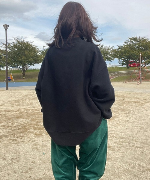 anown（アノン）の「配色スピンドル　ベロアジョガーパンツ【ファッションインフルエンサー yoshinariami × anown 限定コラボ】（その他パンツ・レディース・ブラック/ダークグリーン/ベージュ・FREE）」の16枚目の写真