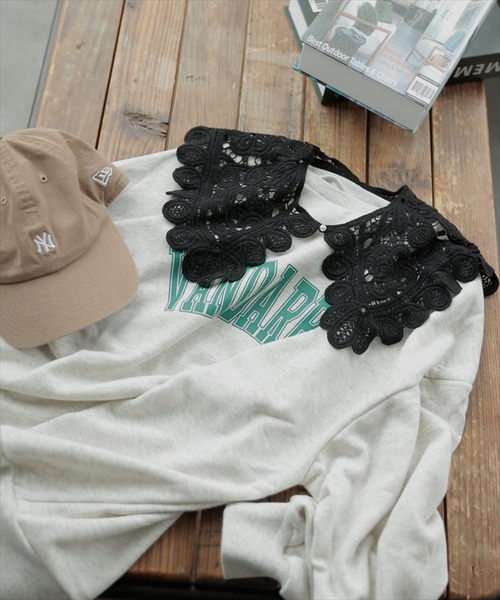 DONOBAN（ドノバン）の「レースつけ襟（付け襟・レディース・ブラック・F）」の11枚目の写真