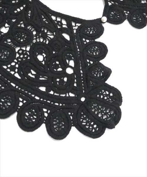 DONOBAN（ドノバン）の「レースつけ襟（付け襟・レディース・ブラック・F）」の3枚目の写真