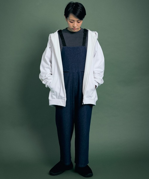 Uiscel（ユイセル）の「Uiscel　撥水デニムサロペット（サロペット/オーバーオール・レディース・ワンウォッシュ・ONE）」の19枚目の写真