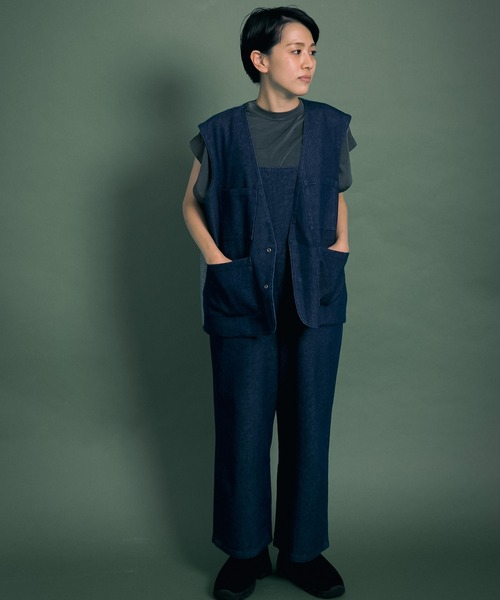 Uiscel（ユイセル）の「Uiscel　撥水デニムサロペット（サロペット/オーバーオール・レディース・ワンウォッシュ・ONE）」の10枚目の写真