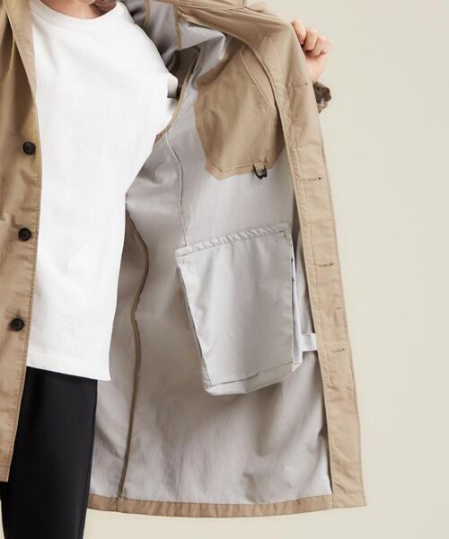 DAIWA（ダイワ）の「【別注】＜DAIWA×green label relaxing＞フード ステンカラーコート -撥水-（ステンカラーコート・メンズ・ダークグレー/ベージュ・M/L）」の10枚目の写真