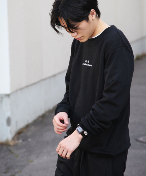 ZIP FIVE（ジップファイブ）の「【ZIP FIVE】【肉厚】アソートスウェットレギュラーサイズトレーナー　クマ刺繍　無地（スウェット・レディース・ホワイト/ブラック/ネイビー/ブラウン/グレー/カーキ/ブルー/オートミール/グレイッシュベージュ/ホワイト系/ホワイト系1/ブラック系/ブラック系1/アイボリー系/グレー系/カーキ系/ブルー系/ネイビー系/ベージュ系/ブラウン系/アイボリー系1/グレー系1/カーキ系1/ブルー系1/ネイビー系1/ベージュ系1/ブラウン系1・MEDIUM/LARGE/X-LARGE）」の6枚目の写真