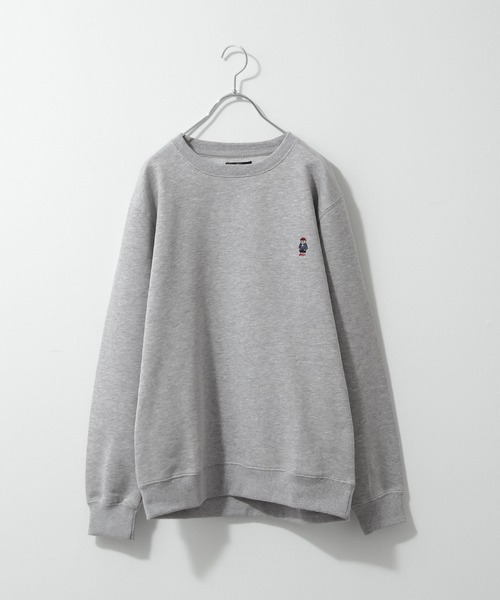 ZIP FIVE（ジップファイブ）の「【ZIP FIVE】【肉厚】アソートスウェットレギュラーサイズトレーナー　クマ刺繍　無地（スウェット・レディース・ホワイト/ブラック/ネイビー/ブラウン/グレー/カーキ/ブルー/オートミール/グレイッシュベージュ/ホワイト系/ホワイト系1/ブラック系/ブラック系1/アイボリー系/グレー系/カーキ系/ブルー系/ネイビー系/ベージュ系/ブラウン系/アイボリー系1/グレー系1/カーキ系1/ブルー系1/ネイビー系1/ベージュ系1/ブラウン系1・MEDIUM/LARGE/X-LARGE）」の10枚目の写真