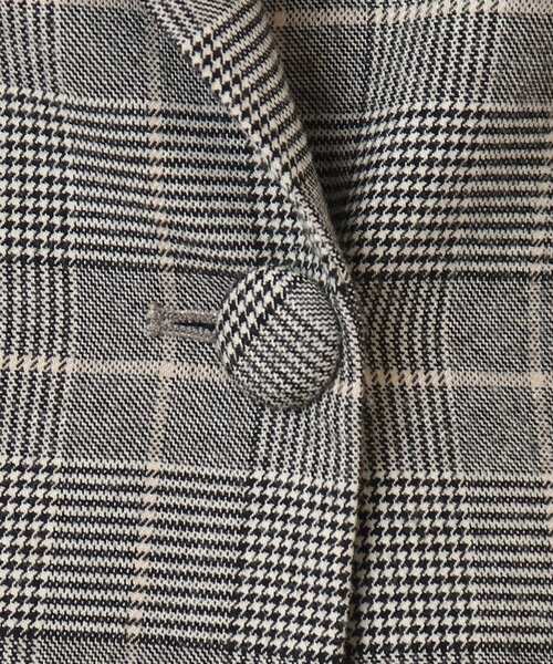 couture brooch(クチュールブローチ)の「◆バックプリーツコート(チェスターコート・レディース・グレー/ブラック系1・40/38)」の10枚目の写真