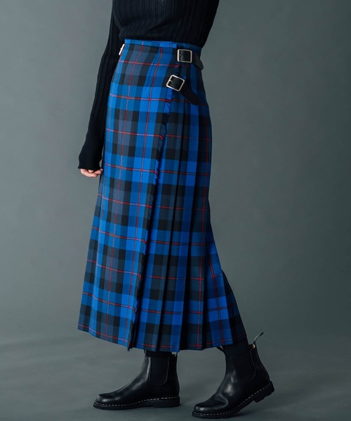 O'NEIL of DUBLIN（オニールオブダブリン）の「【O'NEIL OF DUBLIN】ロングキルトスカート WOMEN（スカート・レディース・A/グリーン系その他/イエロー系その他/B/グリーン系その他2/ブルー系その他6/ブルー系その他・8/10）」の4枚目の写真
