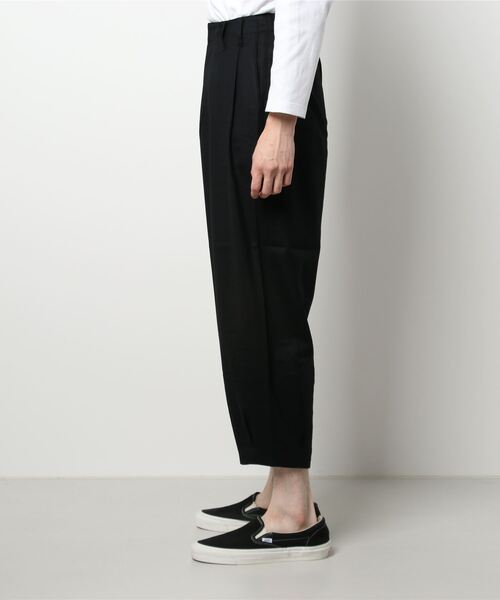 BASISBROEK(バシスブルック)の「BASISBROEK バシスブルック / GOFFIN ストレッチウールバルーンパンツ タックワイドパンツ / BJ-7A(その他パンツ・メンズ・ブラック/グレー系その他・1/2)」の14枚目の写真