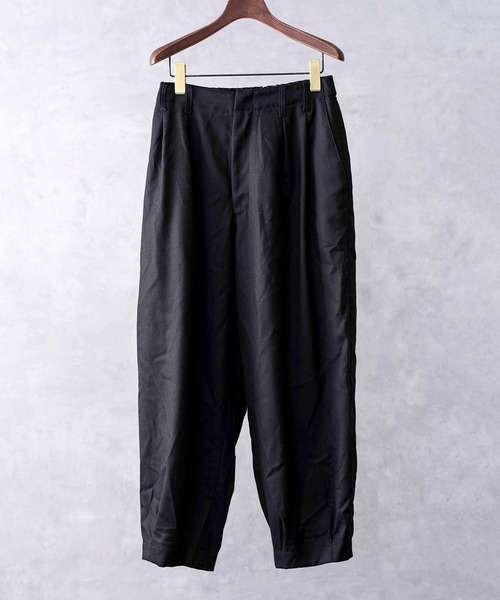 BASISBROEK(バシスブルック)の「BASISBROEK バシスブルック / GOFFIN ストレッチウールバルーンパンツ タックワイドパンツ / BJ-7A(その他パンツ・メンズ・ブラック/グレー系その他・1/2)」の5枚目の写真