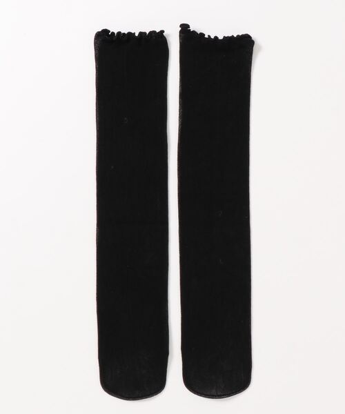 MADEMOISELLE ROPE'（マドモアゼル ロペ）の「【MEILAS SOCKS】シースルーソックス（ソックス/靴下・レディース・ブラック/キナリ/ホワイト・FREE）」の3枚目の写真