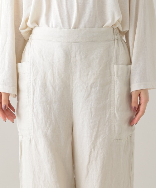 studio CLIP(スタディオクリップ)の「《Natural by studio CLIP》サイドポケットパンツ(その他パンツ・レディース・カーキ/アイボリー・FREE)」の19枚目の写真