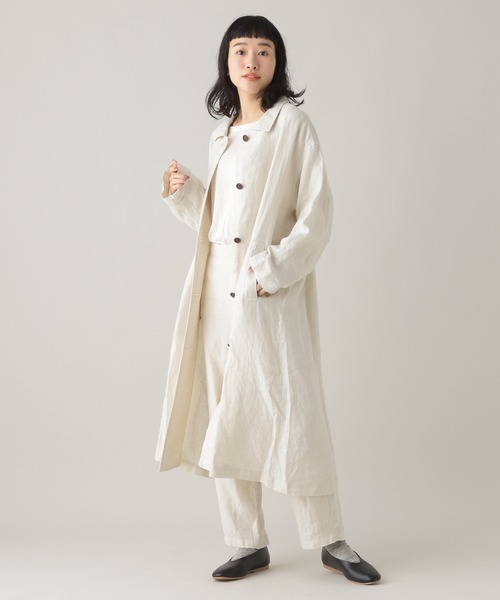 studio CLIP(スタディオクリップ)の「《Natural by studio CLIP》サイドポケットパンツ(その他パンツ・レディース・カーキ/アイボリー・FREE)」の9枚目の写真