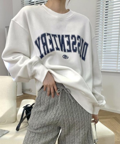 CALIFORNIA OUTFITTERS(カリフォルニア アウトフィッターズ)の「カレッジロゴスウェット風カットソー(スウェット・レディース・ホワイト/ブラック/グレー・M/L)」の5枚目の写真