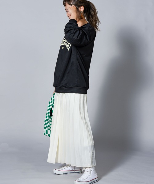 CALIFORNIA OUTFITTERS(カリフォルニア アウトフィッターズ)の「カレッジロゴスウェット風カットソー(スウェット・レディース・ホワイト/ブラック/グレー・M/L)」の12枚目の写真