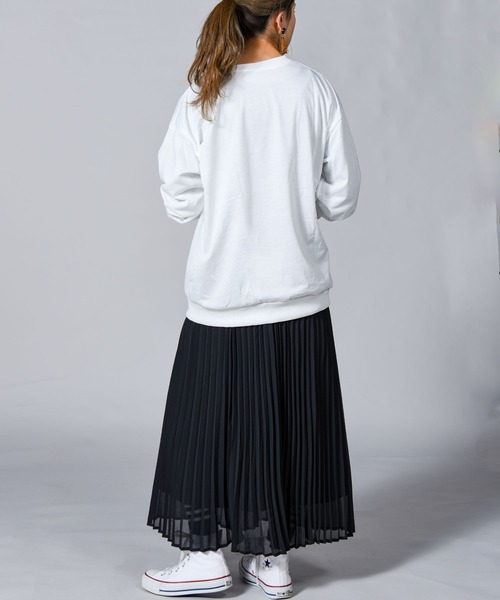 CALIFORNIA OUTFITTERS(カリフォルニア アウトフィッターズ)の「カレッジロゴスウェット風カットソー(スウェット・レディース・ホワイト/ブラック/グレー・M/L)」の9枚目の写真