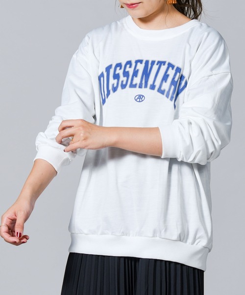 CALIFORNIA OUTFITTERS(カリフォルニア アウトフィッターズ)の「カレッジロゴスウェット風カットソー(スウェット・レディース・ホワイト/ブラック/グレー・M/L)」の10枚目の写真