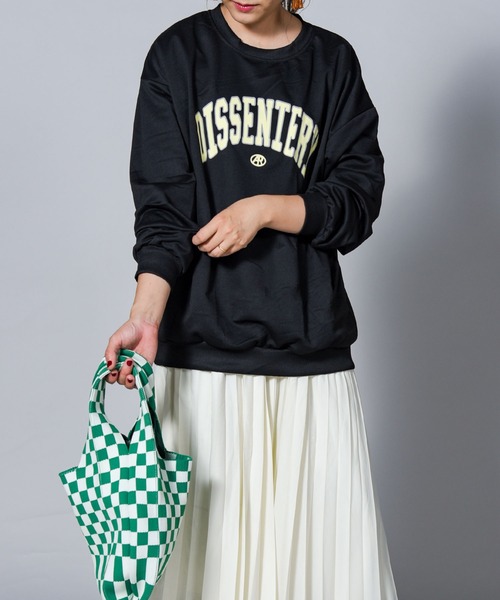 CALIFORNIA OUTFITTERS(カリフォルニア アウトフィッターズ)の「カレッジロゴスウェット風カットソー(スウェット・レディース・ホワイト/ブラック/グレー・M/L)」の13枚目の写真