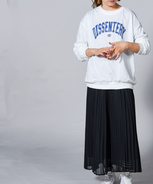 CALIFORNIA OUTFITTERS(カリフォルニア アウトフィッターズ)の「カレッジロゴスウェット風カットソー(スウェット・レディース・ホワイト/ブラック/グレー・M/L)」の19枚目の写真