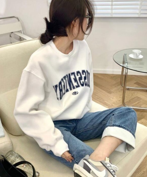 CALIFORNIA OUTFITTERS(カリフォルニア アウトフィッターズ)の「カレッジロゴスウェット風カットソー(スウェット・レディース・ホワイト/ブラック/グレー・M/L)」の22枚目の写真