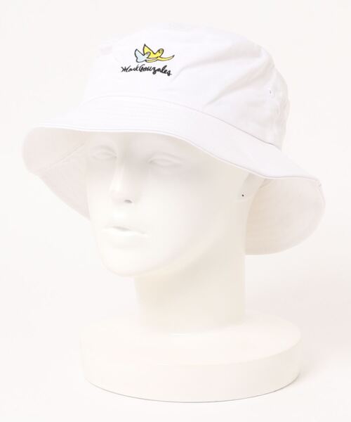Mark Gonzales（マーク・ゴンザレス）の「【 Mark Gonzales / マークゴンザレス 】 MG 刺繍 バケットハット（ハット・メンズ・ホワイト/ブラック/ベージュ・FREE）」の7枚目の写真