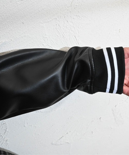 Burner（バーナー）の「【BURNER SELECT】メルトンスタジャン（ブルゾン・メンズ・ネイビー/ブラック/チェック/グレー・L/M/XL）」の11枚目の写真