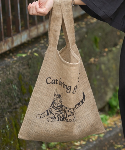 【Maison Bengal】Jute Print TankTop Bag