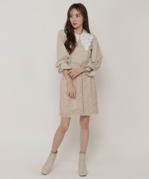 WILLSELECTION | ツイードジップミニスカート(スカート)