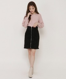 WILLSELECTION | ツイードジップミニスカート(スカート)