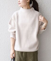 SHIPS | 〈手洗い可能〉5Gウールカシミヤアゼプルオーバー◆(ニット/セーター)