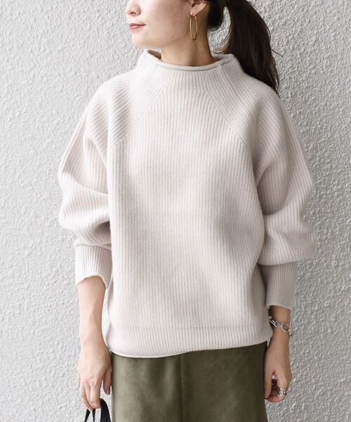 SHIPS（シップス）の「〈手洗い可能〉5Gウールカシミヤアゼプル