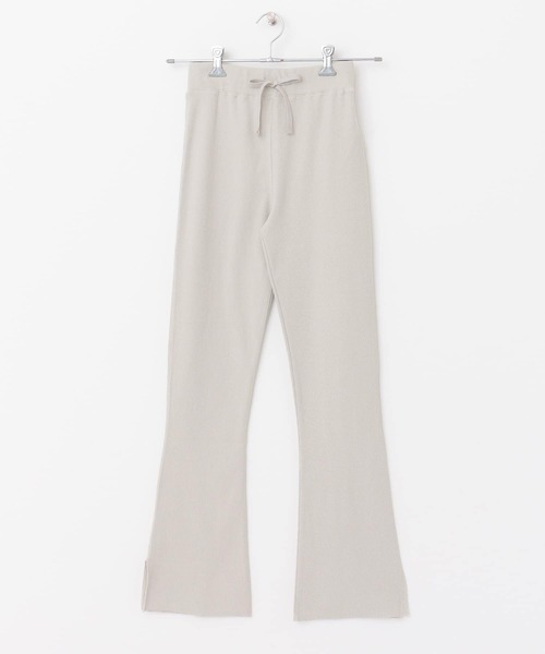 URBAN RESEARCH DOORS(アーバンリサーチドアーズ)の「モイスチャーリブパンツレギンス(レギンス/スパッツ・レディース・ブラック/ライトベージュ/グレー系その他・ONE)」の3枚目の写真