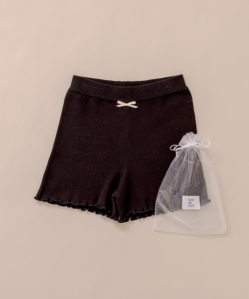 OLIVE des OLIVE（オリーブデオリーブ）の「ニットメロウpettico（その他アンダーウェア/インナー・レディース・ブラック/オフホワイト・FREE）」の2枚目の写真