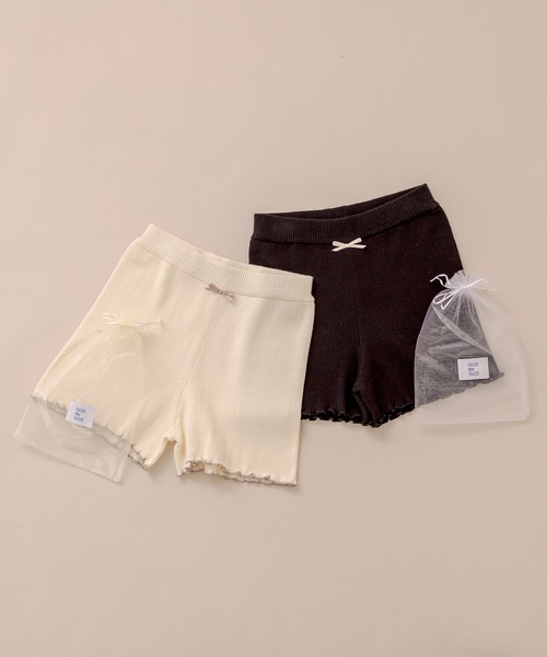 OLIVE des OLIVE（オリーブデオリーブ）の「ニットメロウpettico（その他アンダーウェア/インナー・レディース・ブラック/オフホワイト・FREE）」の3枚目の写真