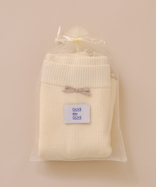 OLIVE des OLIVE（オリーブデオリーブ）の「ニットメロウpettico（その他アンダーウェア/インナー・レディース・ブラック/オフホワイト・FREE）」の10枚目の写真