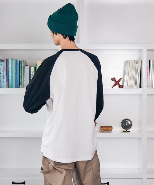 PBLIM(ページボーイリム)の「PAGEBOYLIM/ラグランロンT(Tシャツ/カットソー・レディース・ブラック系その他/グリーン系その他・MEDIUM/LARGE)」の10枚目の写真