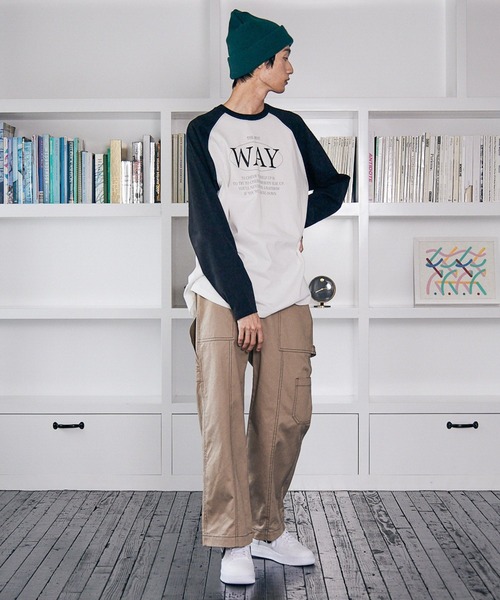 PBLIM(ページボーイリム)の「PAGEBOYLIM/ラグランロンT(Tシャツ/カットソー・レディース・ブラック系その他/グリーン系その他・MEDIUM/LARGE)」の11枚目の写真