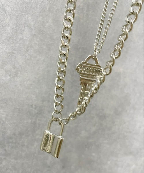 PairPair(ペアペア)の「キーネックレス(ユニセックス)(ネックレス・レディース・シルバー・FREE)」の5枚目の写真