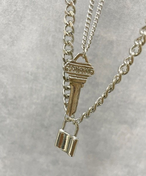 PairPair(ペアペア)の「キーネックレス(ユニセックス)(ネックレス・レディース・シルバー・FREE)」の6枚目の写真