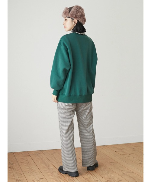 Green Parks(グリーンパークス)の「・ボアフライトキャップ*(キャップ・レディース・ブラウン/ブラック/ベージュ/カーキ・FREE)」の9枚目の写真