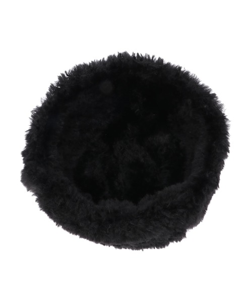 Green Parks(グリーンパークス)の「・ボアフライトキャップ*(キャップ・レディース・ブラウン/ブラック/ベージュ/カーキ・FREE)」の7枚目の写真