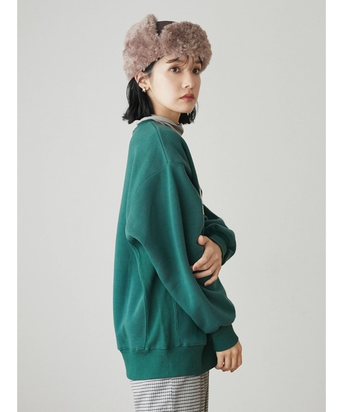 Green Parks(グリーンパークス)の「・ボアフライトキャップ*(キャップ・レディース・ブラウン/ブラック/ベージュ/カーキ・FREE)」の14枚目の写真