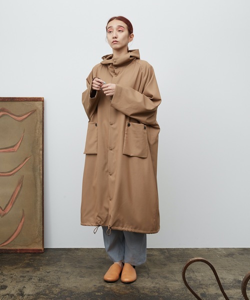 Dulcamara(ドゥルカマラ)の「よそいきレイヤードポケットロングCT -YOSOIKI-(その他アウター・メンズ・ブラウン/ブラック/ブルーグレー・0/1)」の4枚目の写真