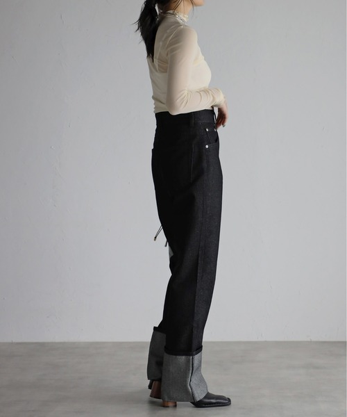 sakishimatokyo(サキシマトーキョー)の「シアータートルトップス/カットソー(Tシャツ/カットソー・レディース・ホワイト/ブラック/グレー/ベージュ/アッシュグレー/ブラウン・FREE)」の14枚目の写真