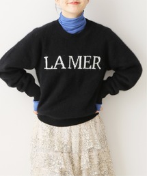 IENA | ラクーンMIXロゴニットプルオーバー◆(ニット/セーター)