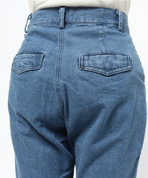 OUTLET（アウトレット）の「【WHO'S WHO gallery】MDtuckpt（デニムパンツ・レディース・ブルー・MEDIUM/SMALL）」の6枚目の写真