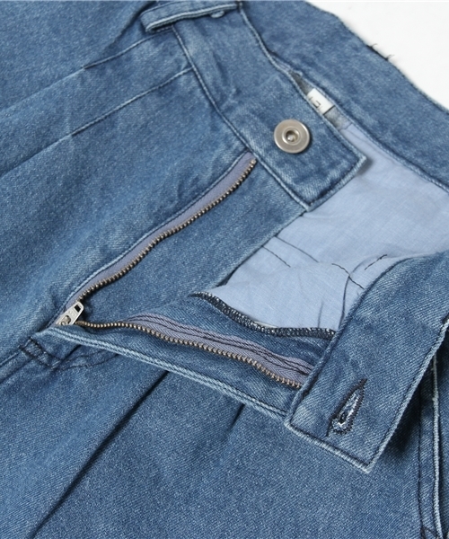 OUTLET（アウトレット）の「【WHO'S WHO gallery】MDtuckpt（デニムパンツ・レディース・ブルー・MEDIUM/SMALL）」の9枚目の写真