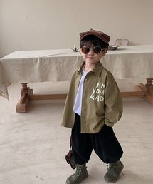 aimoha | 【aimoha-KIDS-】【新作】 韓国子供服 英字プリントシャツ(シャツ/ブラウス)