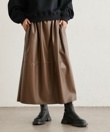 BONbazaar | シンセティックレザースカート(スカート)