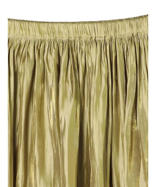 earth music&ecology(アースミュージックアンドエコロジー)の「シャイニー&チュールリバーシブルスカート*(スカート・レディース・チャコールグレー/グリーン/ライトブラウン/マスタード/ライトベージュ・FREE)」の22枚目の写真